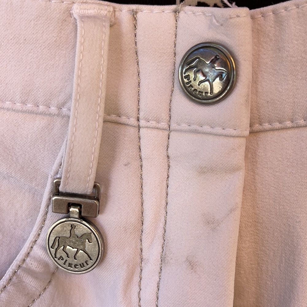 Pikeur Full Seat White Breeches - Picture 6 of 11